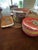 West Elm Melamine Plates With Colorful Geometric Prints & Animal Illustrations by Artist Rachel Kozlowski From 2013 Collaboration - Set of 35 For Sale In Los Angeles - Image 6 of 10