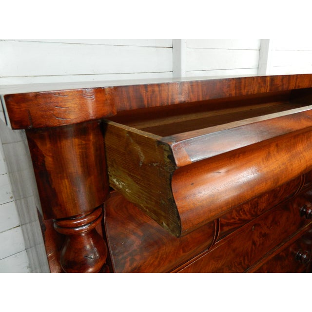 Antique Regency Mahogany Chest of Drawers For Sale - Image 5 of 18