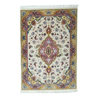 Hand-Knotted Tabriz Rug For Sale