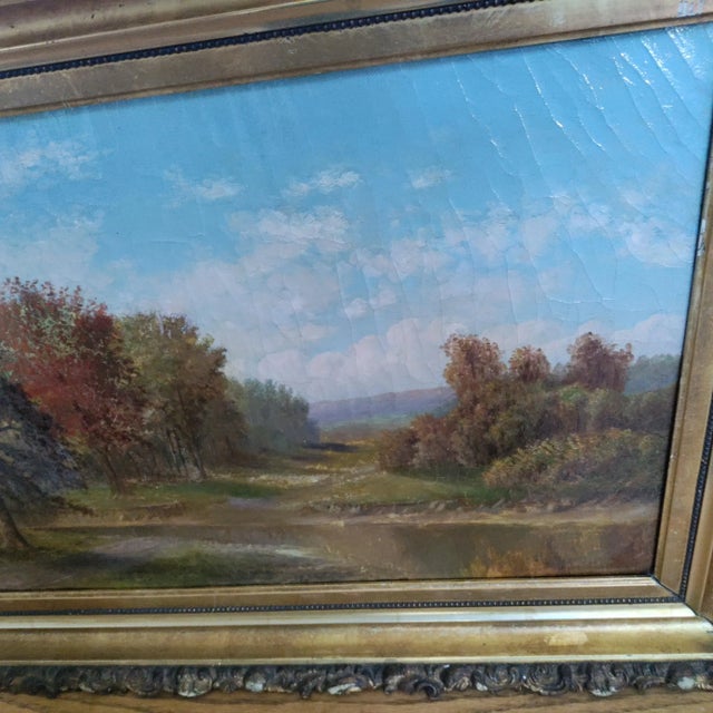 Hudson River Valley Autumn Landscape For Sale - Image 4 of 6