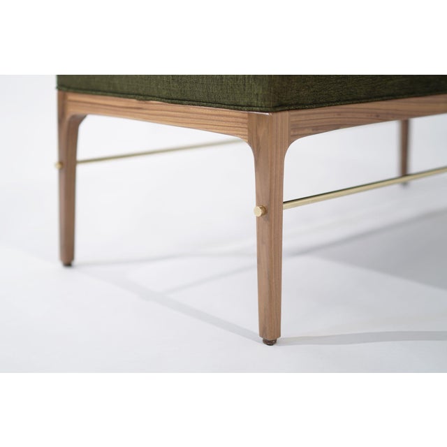 Linear Bench in Natural Walnut Series 48 by Stamford Modern For Sale - Image 13 of 18