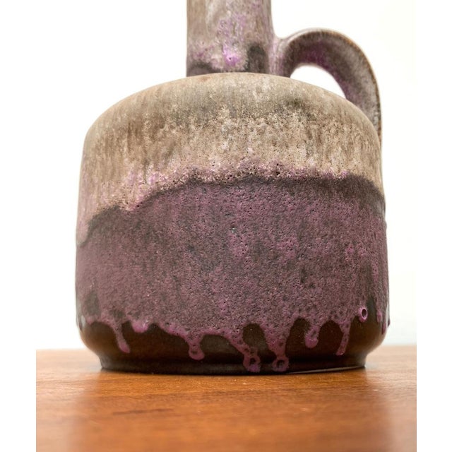 Brutalist Fat Lava Pottery Vase from Ruscha, West Germany, 1960s For Sale - Image 5 of 16