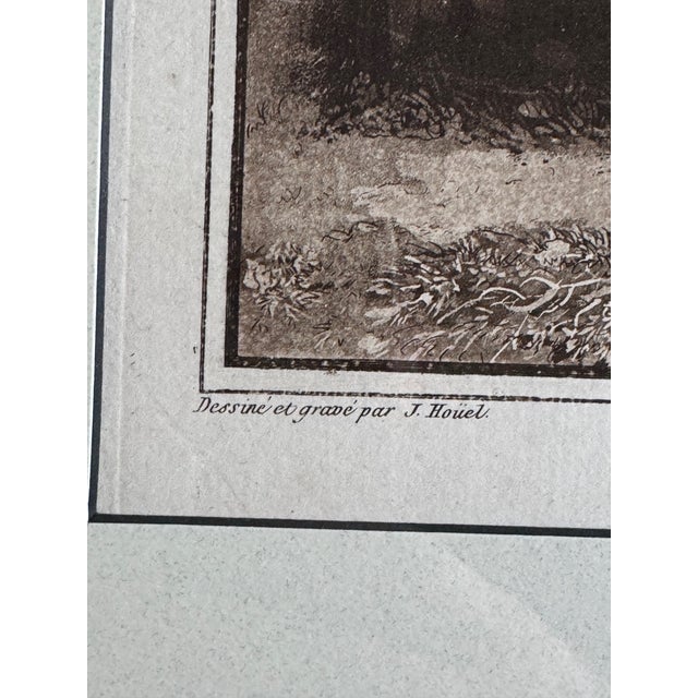 Black Early 19th Century French Engraving of the Temple of Karnak, Luxor For Sale - Image 8 of 9