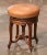 Late 19th Century 19th Century French Louis XV Walnut and Leather Adjustable Piano Stool For Sale - Image 5 of 9