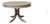 48" Round Blue and Light Gray Center Table With Fret Apron by Theodore Alexander Morning Center Table Ta55007 For Sale