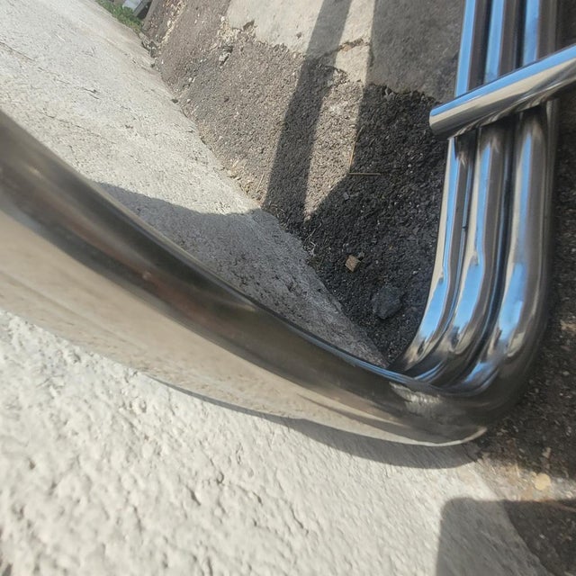 Large 20th Century Chrome Armchairs from Ralph Lauren, 1980s, Set of 2 For Sale - Image 11 of 18