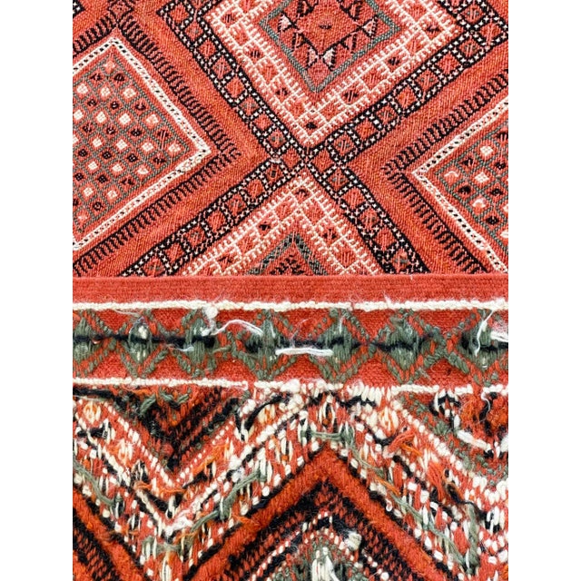 Vintage Handmade Tribal Moroccan Runner, 3'1" X 9'10" For Sale - Image 4 of 10