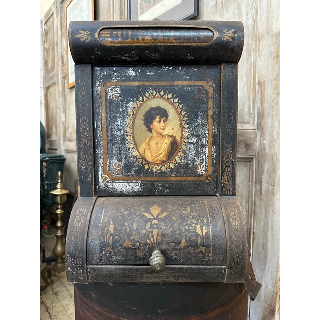 19th Century Mercantile General Store Counter Display Canister For Sale - Image 4 of 11