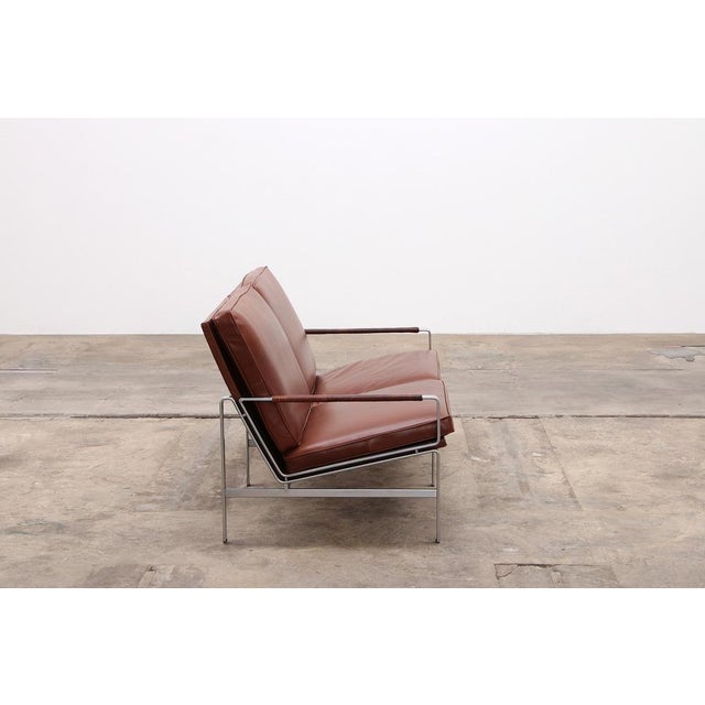 1960s Model Fk 6720 2-Seater Sofa in Brown Leather by Preben Fabricius & Jørgen Kastholm for Kill International, 1960s For Sale - Image 5 of 18