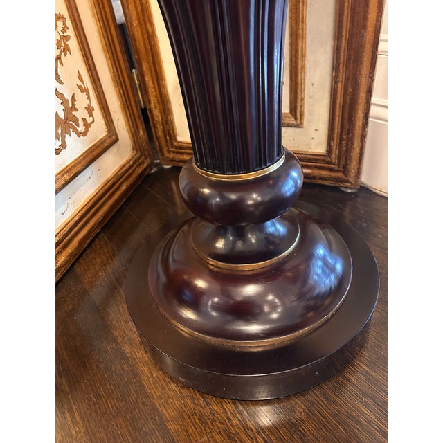 Kindel Furniture Urn Flute Side Table For Sale - Image 4 of 7