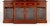 Wood Regency Breakfront Bookcase in Mahogany from Lambs and Co., 1880s For Sale - Image 7 of 8