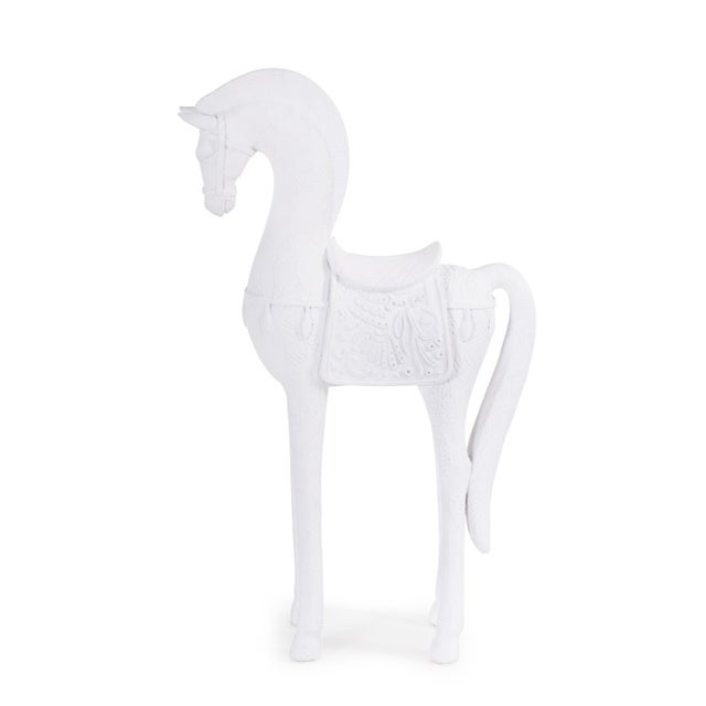 Plastic Persian Stead in Polyresin For Sale - Image 7 of 11