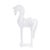Plastic Persian Stead in Polyresin For Sale - Image 7 of 11