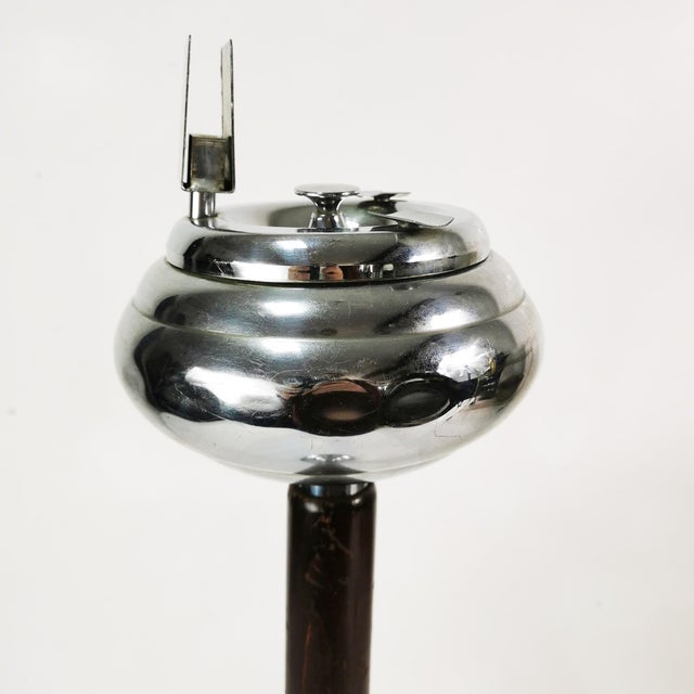 Mid-Century Modern Art Deco Floor Ashtray, Belgium, 1930s For Sale - Image 3 of 15