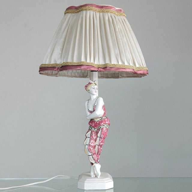 Dancer Lamp by Rudolf Podany for Keramos Vienna, 1925 For Sale - Image 10 of 10