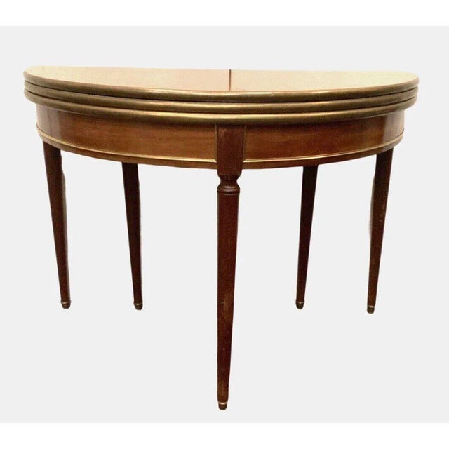 Napoleon III Style Mahogany Console Table, 1800s For Sale - Image 15 of 15