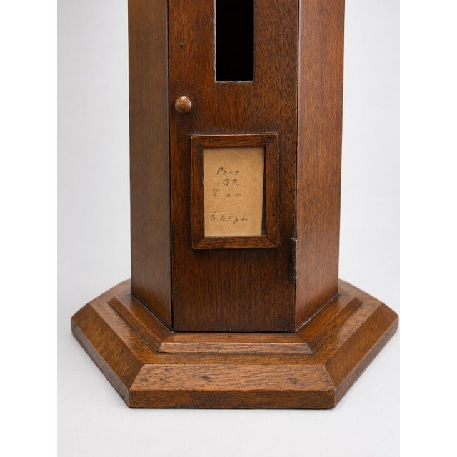 Brown English George v Period Mahogany Post Office Box Model, Circa 1890 For Sale - Image 8 of 11