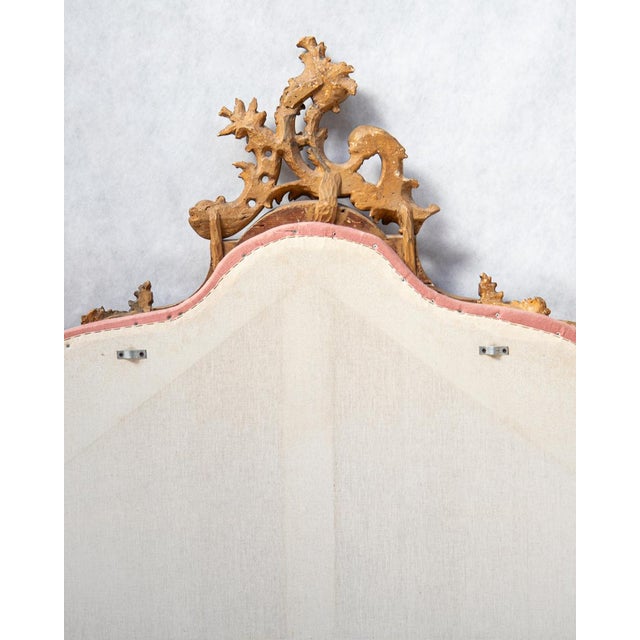 19th Century Rococo Italian Carved Giltwood Headboard For Sale - Image 16 of 18