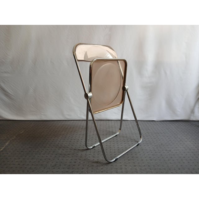 Silver Plia Patent Folding Chair by Giancarlo Piretti for Anonima Castelli, 1970s For Sale - Image 8 of 18
