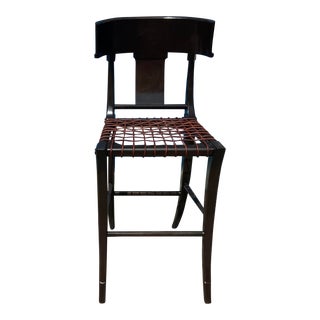 Mid Century Modern Klismos Bar Stool For Sale