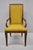 Traditional Mid 20th Century Karges French Regency Style Klismos Saber Leg Walnut Dining Chair - Set of 6 For Sale - Image 3 of 11