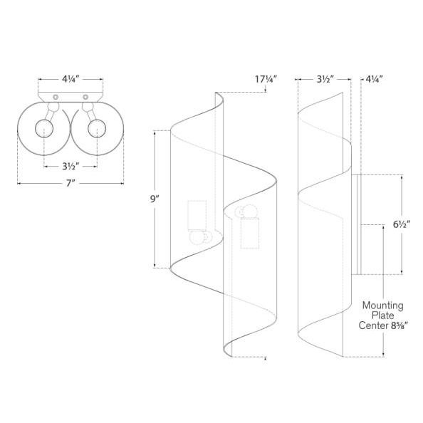 Modern AERIN for Visual Comfort Signature Iva Medium Wrapped Sconce in Bronze For Sale - Image 3 of 3