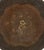 American Folk Art Floral Painted Tripod Table For Sale - Image 4 of 6