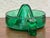 Glass Midcentury Dark Green Glass Juicer For Sale - Image 7 of 9