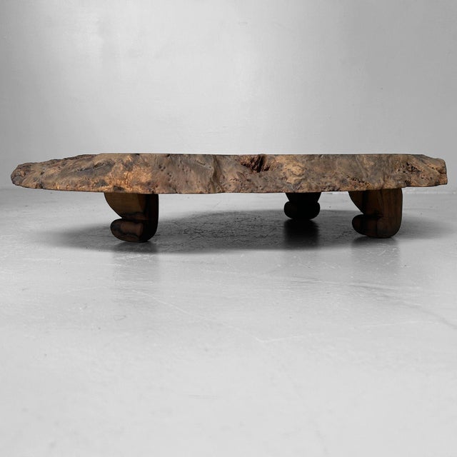 Meji Wabi-Sabi Low Tree Table, Japan, 1890s For Sale - Image 18 of 18