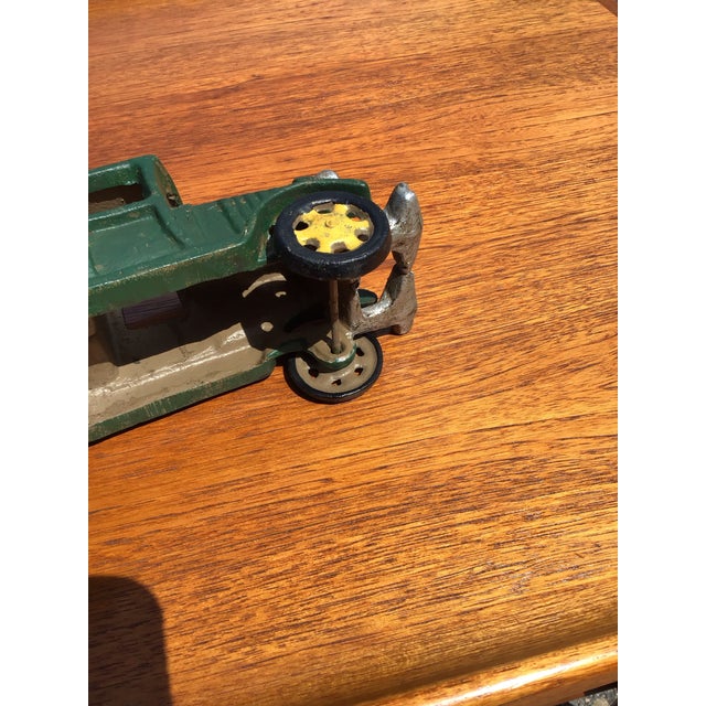 Mid 20th Century Mid-Century Cast Iron Toy Truck For Sale - Image 5 of 8