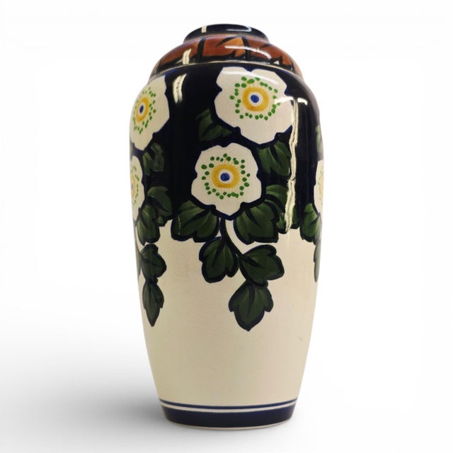 Vintage Danish Hand-Painted Stoneware Vase from Royal Copenhagen, 1920s, in Flawless conditions. Designed 1920 to 1949...