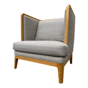 Contemporary Wingback Lounge Chair