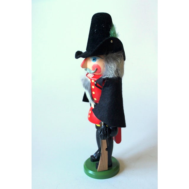 Traditional Original Handmade Wooden Nutcracker by Ulbricht/Erzgebirge - Vintage From the 60s For Sale - Image 4 of 10