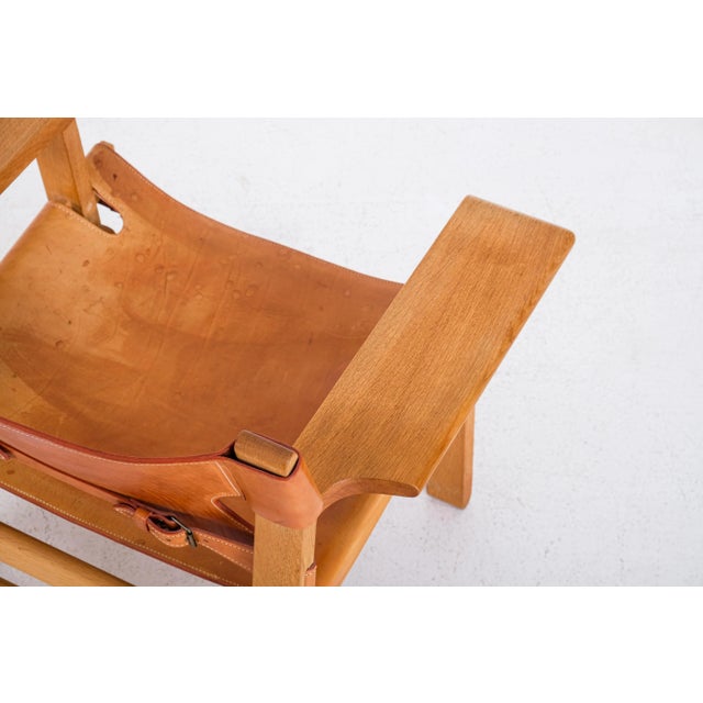 1960s Set of Spanish Chairs attributed to Børge Mogensen, 1960s For Sale - Image 5 of 11