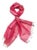 Bijou Deep Pink Silk-Cotton Scarf For Sale