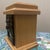 Antique Post Office Box Door Bank – Vintage Cast Bronze Eagle Door in Oak Case For Sale In Minneapolis - Image 6 of 9