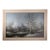 Vintage R. Scott Signed Winter Landscape Original Oil on Canvas, Framed For Sale