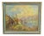 Antique 19th Century Oil Painting of a Rural Coastal Scene Gilt Frame For Sale