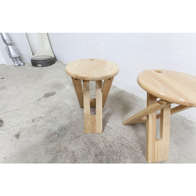 1980s Set of Adrian Reed Folding Stools, 1980s For Sale - Image 5 of 18