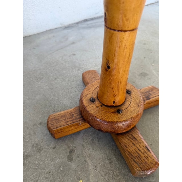 Oak Side Table, 1950 For Sale - Image 15 of 17