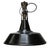Industrial Large Mid-Century Black Enamel and Iron Scissor Wall Lamp For Sale - Image 3 of 8
