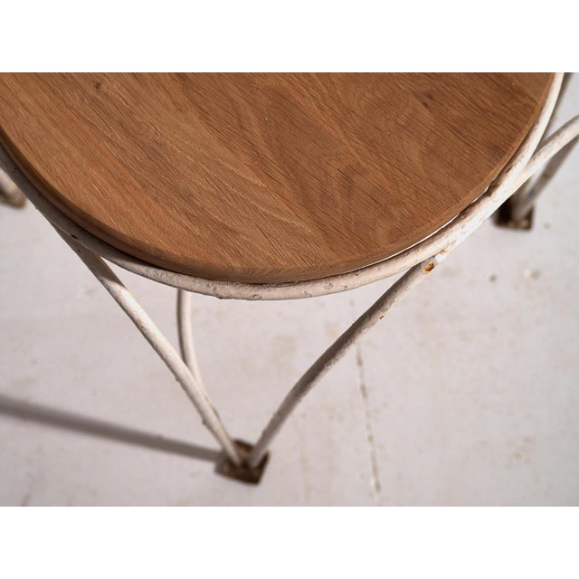 Antique White Garden Chairs, 1920s, Set of 4 For Sale - Image 12 of 17