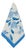 Blue & White Pomegranate Napkin, Set of 8 For Sale