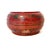 Paint Large 14" Antique Chinese REd Lacquer Wedding Box For Sale - Image 7 of 16