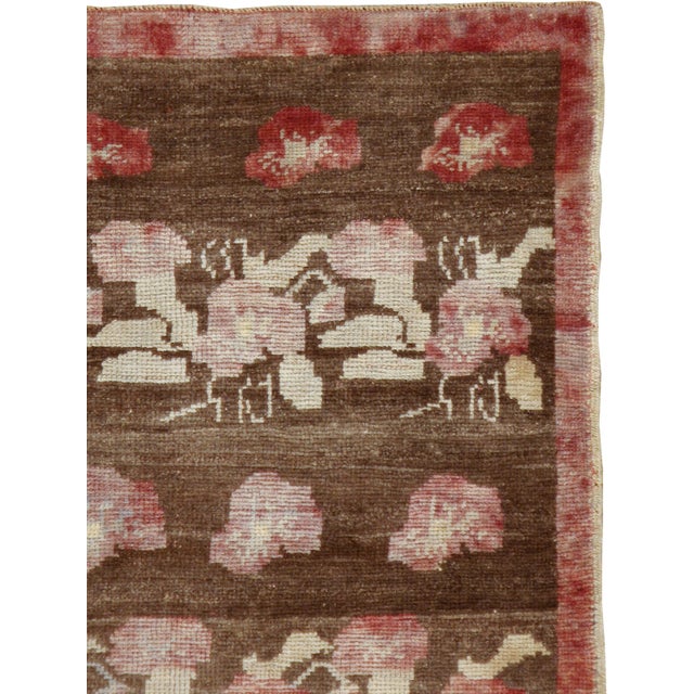 Rustic Galerie Shabab Collection Mid-20th Century Turkish Anatolian Rug For Sale - Image 3 of 10
