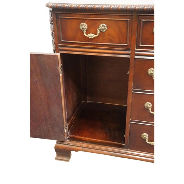 Bernhardt Furniture Solid Mahogany Traditional Federal Style 63" Buffet For Sale In Kansas City - Image 6 of 16