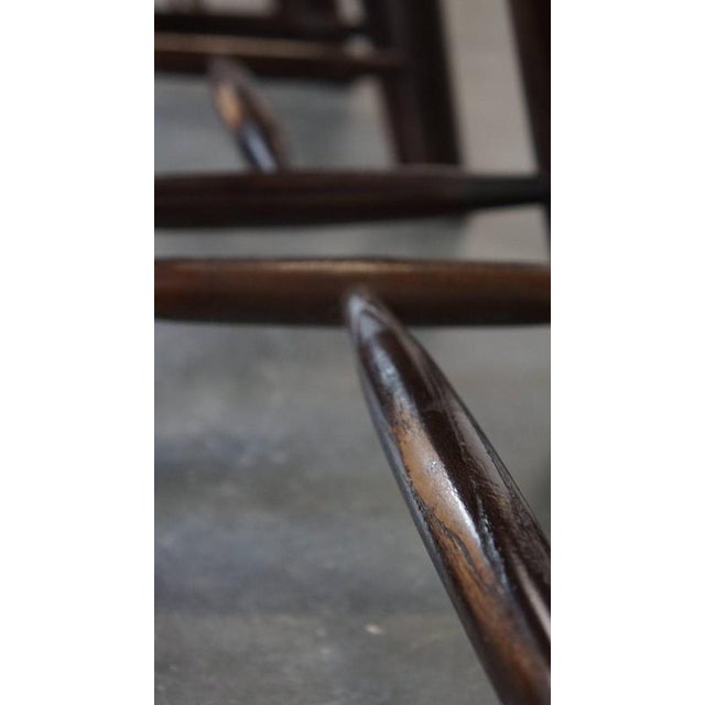 Vintage Wooden Bar Chairs from De Ster Gelderland, Set of 4 For Sale - Image 13 of 15