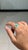 Not Yet Made - Made To Order 1.43ct Oval Turquoise Cabochon Double Halo Diamond 14k Gold Contemporary Ring Size 5 For Sale - Image 5 of 17