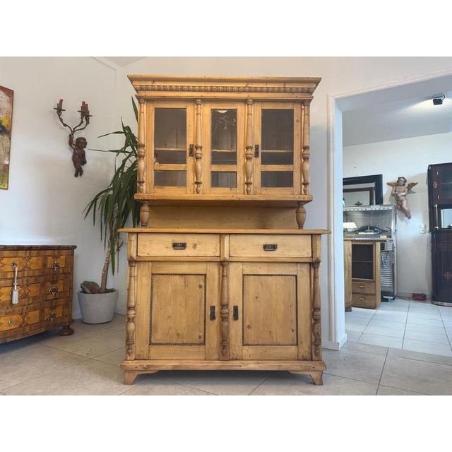 Rustic Kitchen Cabinet/Buffet/Sideboard/Tower Cabinet Dimensions: Height x Width x Depth 191 x 126 x 57 cm. For sale is a...