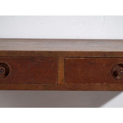 Antique Japanese Tsukue Writing Desk in Wood For Sale - Image 9 of 12